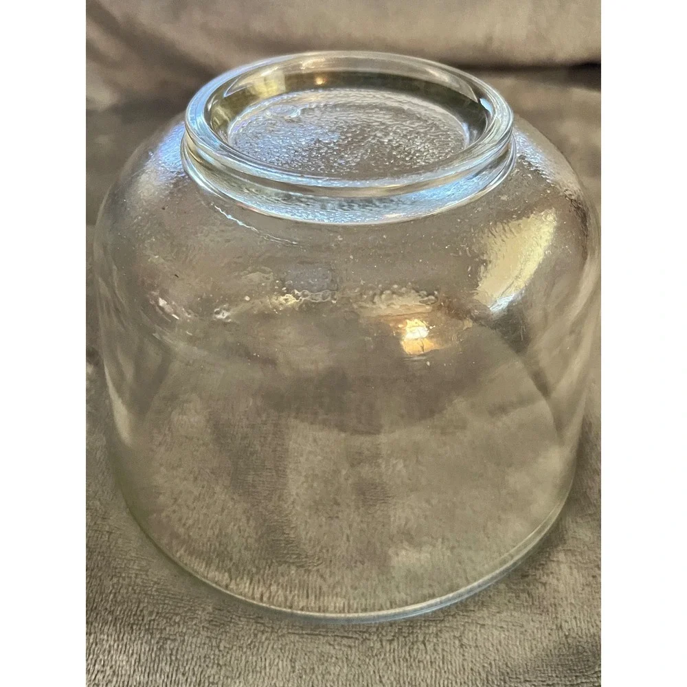 Vintage‎ Clear Glass Mixing Bowl 6